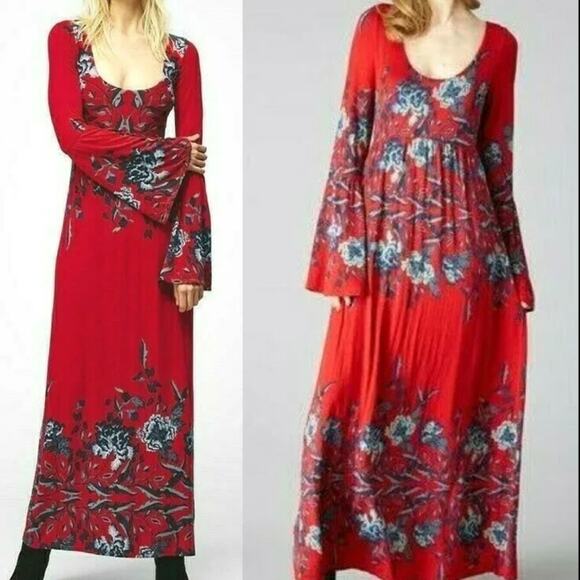 Free People Midnight Garden Maxi Dress - Picture 7 of 8